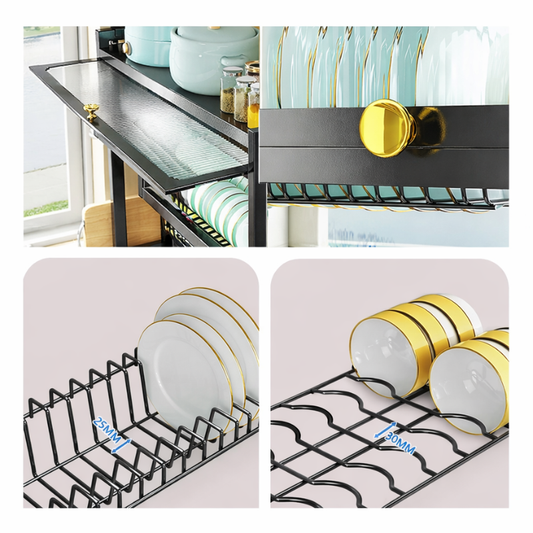 Escurridor Platos Loza Con Tapa